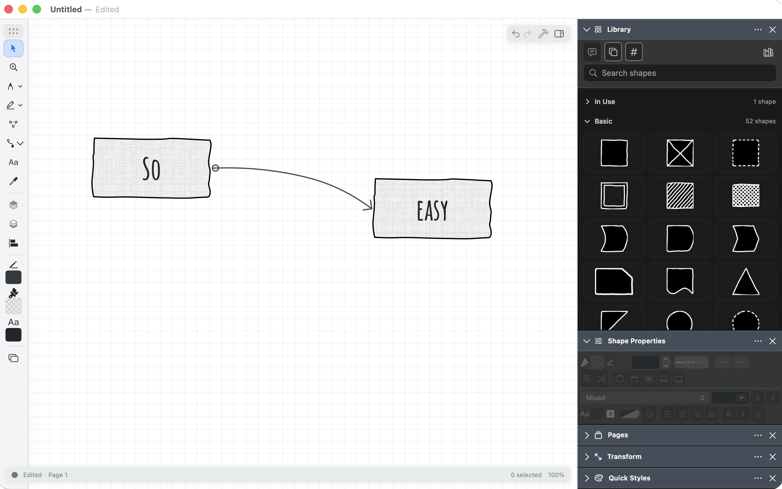 Image of SimpleDiagrams desktop app.